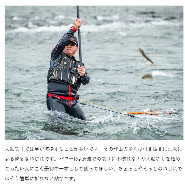 がま鮎 パワーR 引抜荒瀬9m